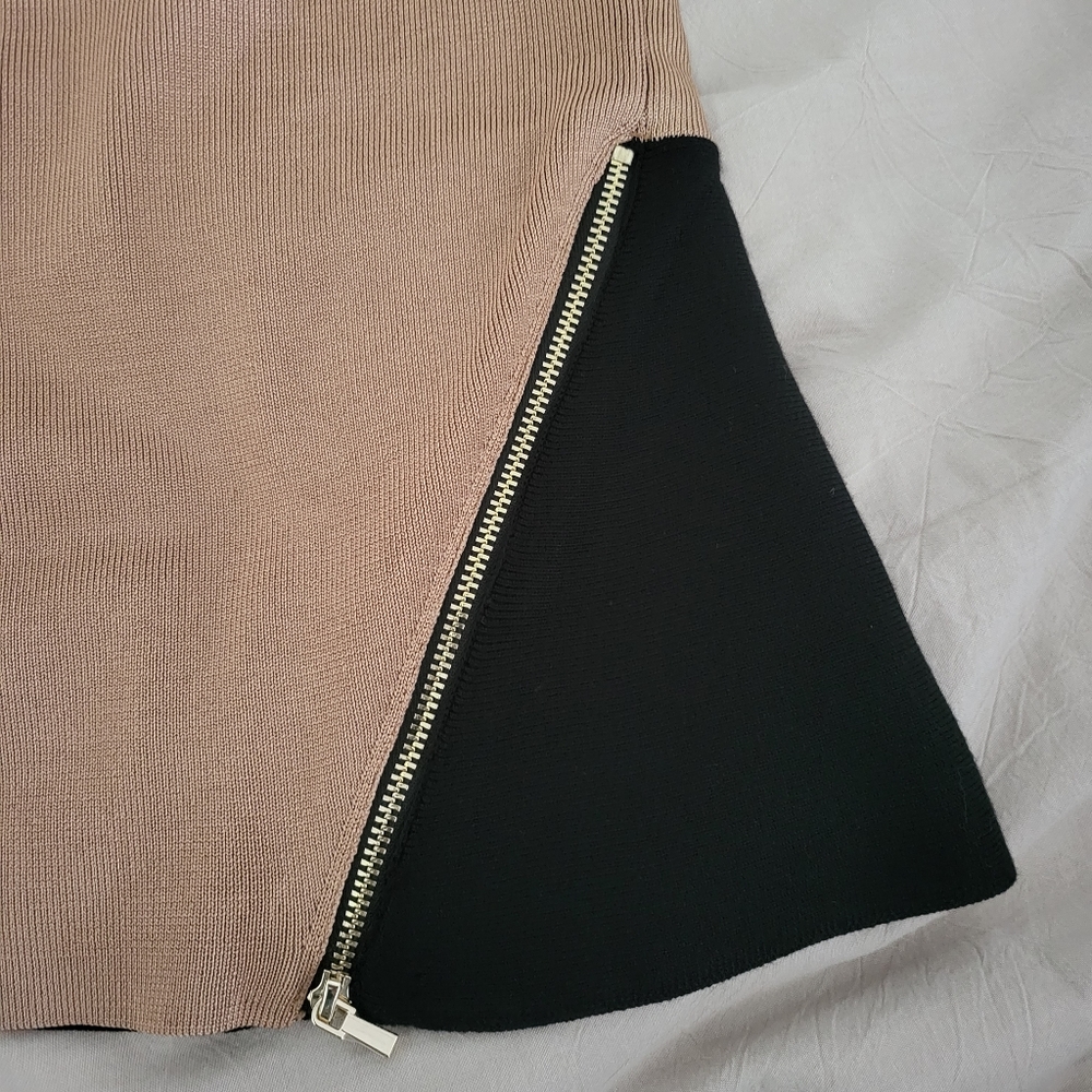 WHBM Zip-Detail Colorblock Top - Picture 6 of 8